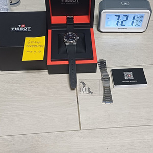 티쏘PRX 오토매틱 40mm 청판 판매합니다 (25년 8월29일 구입)