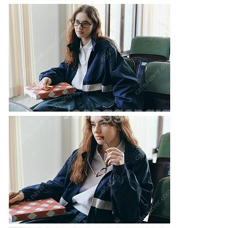 [새 제품]보르센 볼륨 슬리브 피케 셔츠 ivory--3