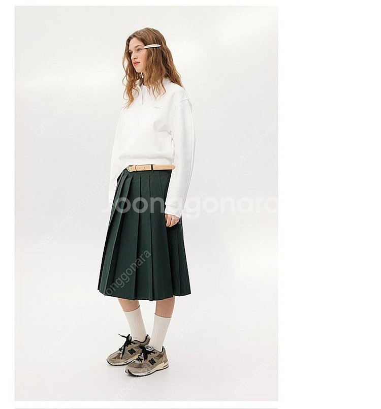 [새 제품]보르센 볼륨 슬리브 피케 셔츠 ivory--6