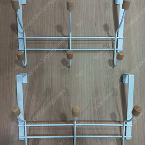 도어행거 방문 옷걸이 6구, 2개 （거의 새거）