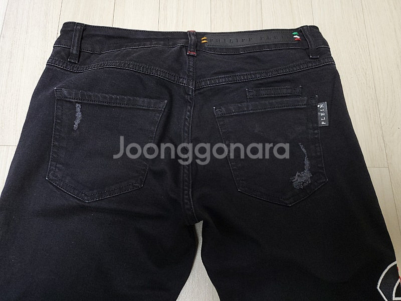 필립플레인 블랙진 32사이즈 매장판(무료배송)--4