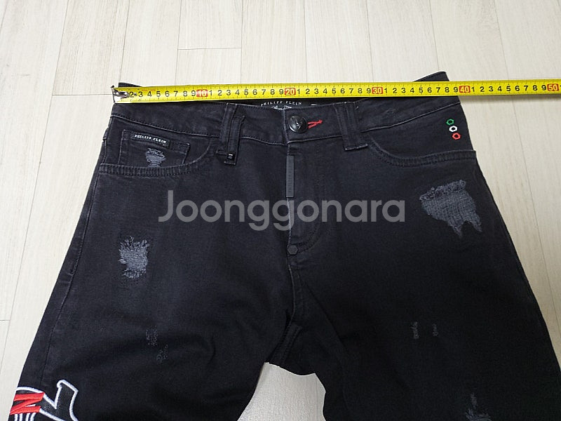 필립플레인 블랙진 32사이즈 매장판(무료배송)--9