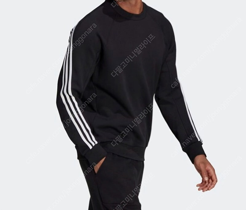 아디다스 퓨쳐 아이콘 크루 긴팔티 맨투맨 M 택채 새옷--1