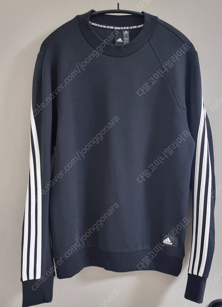 아디다스 퓨쳐 아이콘 크루 긴팔티 맨투맨 M 택채 새옷--5