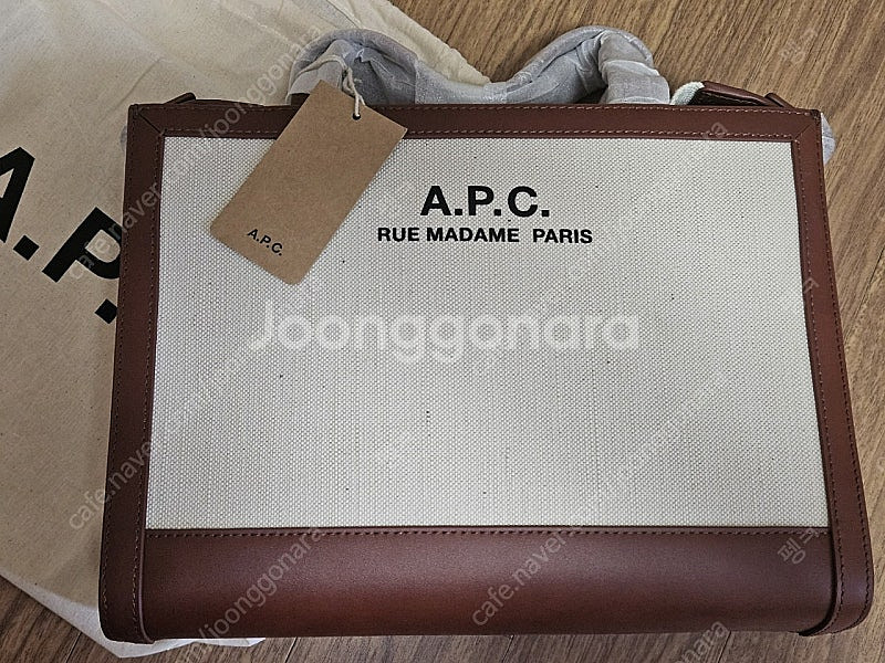 택포 새제품 A.P.C.아페쎄 카밀 토트백 캔버스--0