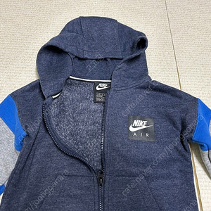 나이키 키즈 집업 기모 플리스 후디 집업 3-4YRS