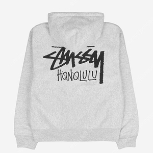 (택새상품)스투시 호놀룰루 후드 XL 애쉬헤더 그레이