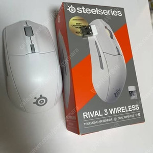스틸시리즈 rival3 gen2 무선 게이밍 마우스