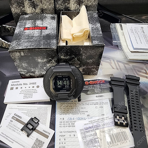 지샥 GBX-100NS-1DR + 구메코밴드 새상품 판매합니다.