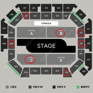 백예린 콘서트 10/25 (토) 스탠딩 30번대 및 좌석 다량 양도합니다