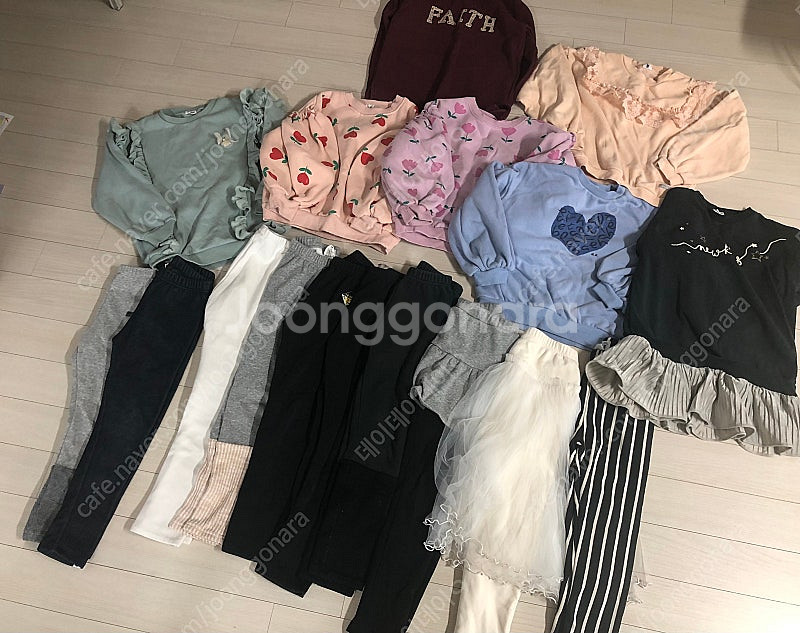 여아 140 기모 옷 일괄판매--0