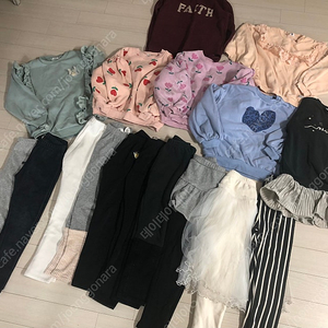 여아 140 기모 옷 일괄판매