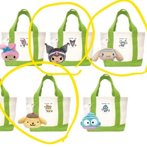 올리브영 산리오 토트백 폼폼푸린 쿠로미 시나모롤