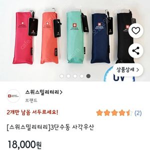 스위스밀리터리 초경량 미니 우산
