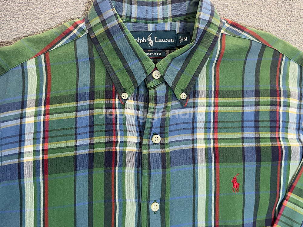 M 100 polo 폴로 랄프로렌 블랙 윈드브레이커 바람막이 자켓 / 폴로 체크 셔츠--9