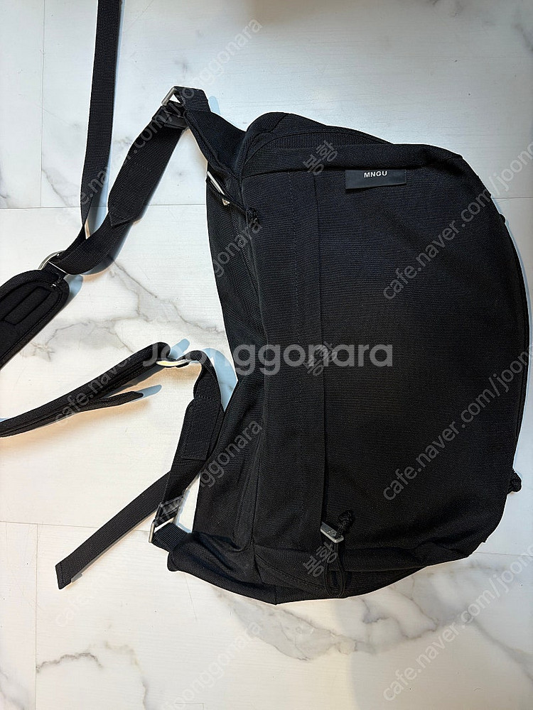 MNGU 코듀라 숄더백 블랙 크로스백--3