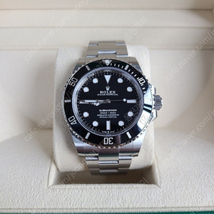 로렉스 서브마리너 논데이트 국내백화점 판매 124060