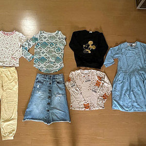 여아 130-140사이즈 정도 가을 옷 (자라 리틀비티 몽드베베 저스티스 르봉봉 등) 일괄
