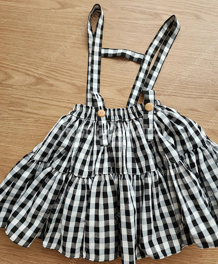 워니리본 체크미아 3XL 블랙--0