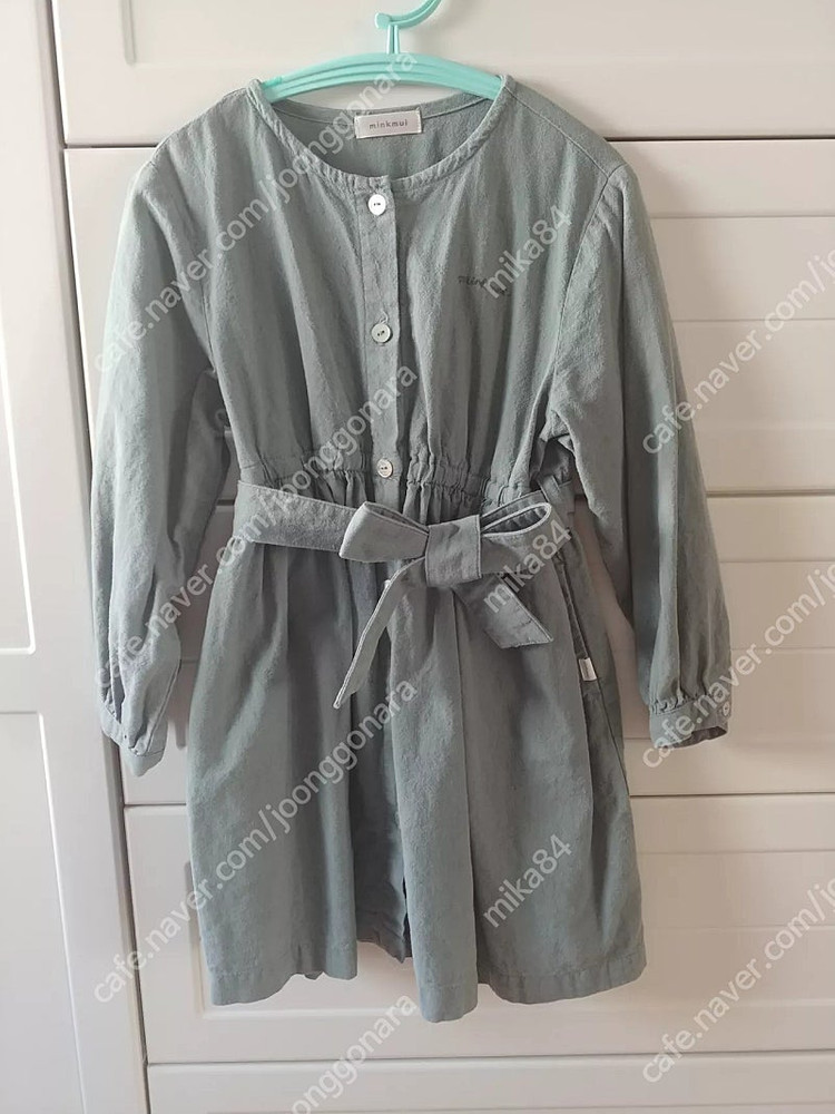 밍크뮤 트렌치원피스120 (스카프포함)--2