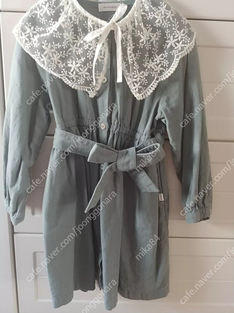 밍크뮤 트렌치원피스120 (스카프포함)--4