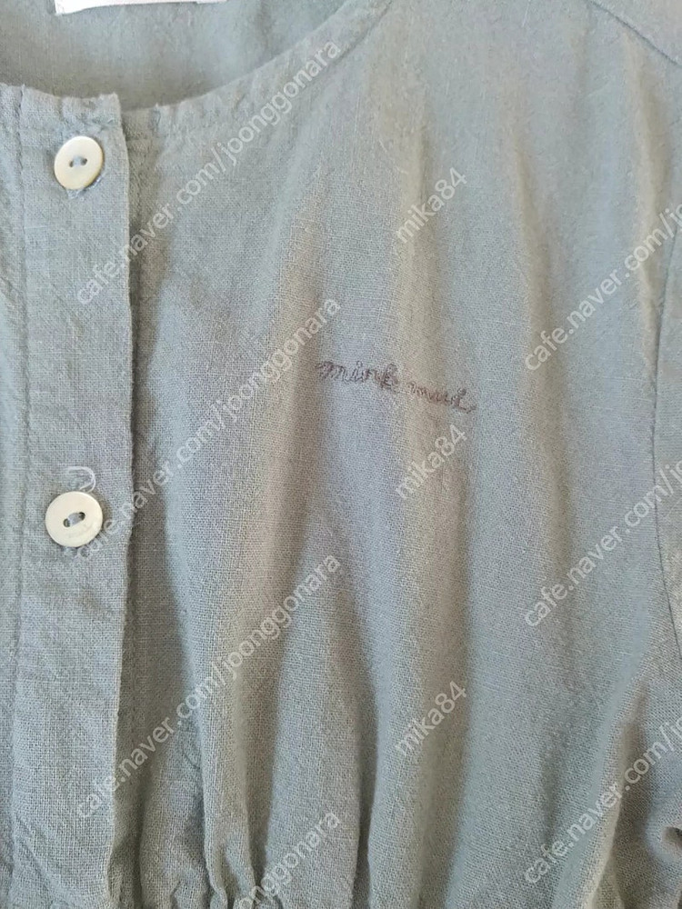 밍크뮤 트렌치원피스120 (스카프포함)--5