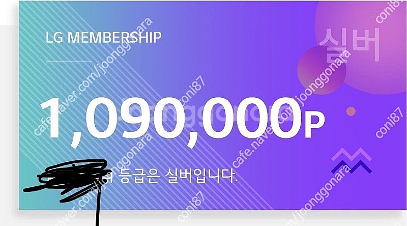 LG 멤버십 포인트 30만 구매합니다--0