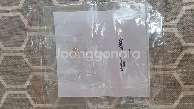 새상품) 더벤티 뮤(포켓몬) 투명 비치백 새상품 입니다.--2