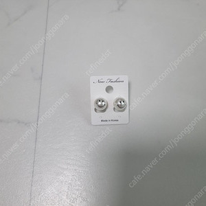 [새상품] 스마일 진주 귀걸이 1000원