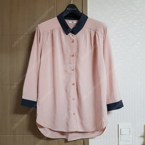 유니클로 레이온 블라우스 셔츠 M