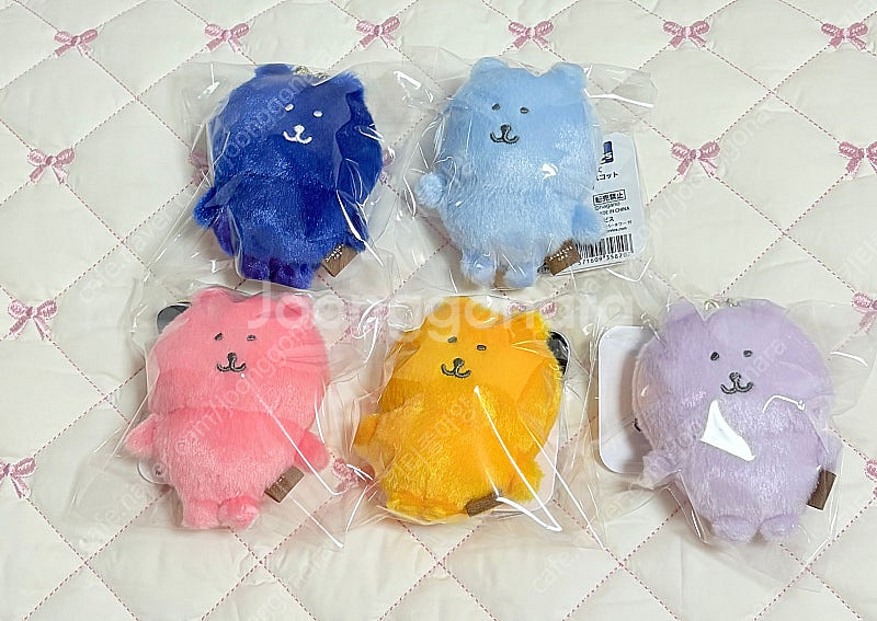 농담곰 국내 팝업 컬러곰 퍼플 블루 핑크 보라 노랑--0