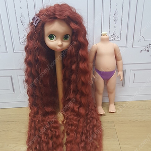 디즈니 베이비돌 라푼젤 꼬불식모