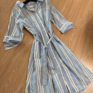 듀엘 로브 햅번 스트라이프 셔츠 원피스 하객룩 출근룩 여행룩 휴양지 휴가룩 DEWL