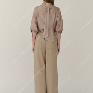 킨더살몬 스카프 블라우스 그레이지 f