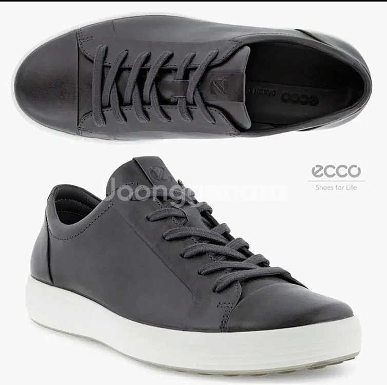 에코 남성 스니커즈 블랙 EU42 운동화기준-275(새제품--2