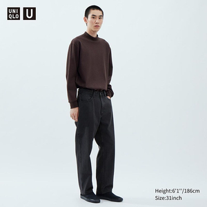 유니클로 U 르메르 릴랙스핏진 데님 청바지 32