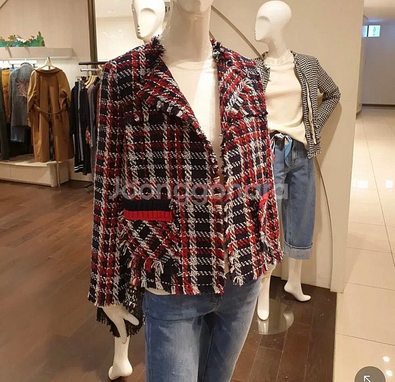 GCUT 지컷 트위드 자켓 55--0