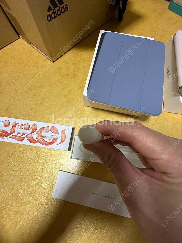 애플펜슬 프로 단순개봉--2