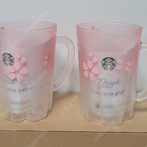 스타벅스 19 체리블라썸 핸들글라스