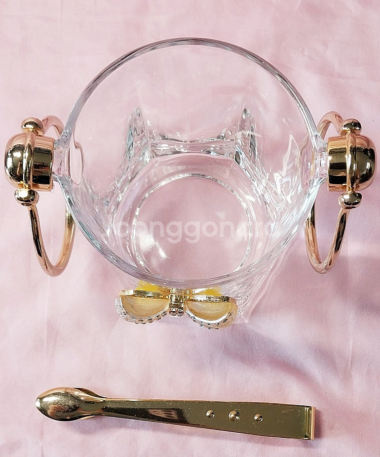 이태리산 디아만테 골드 보우 크리스탈 리본장식 아이스--5