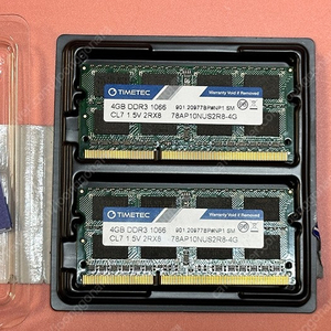마지막 추가할인) 타임텍 TIMETEC 맥용 메모리 8GB 삼성 8GB 4GB x 2 DDR3 PC3-10600R 서버용