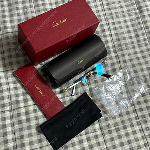 (OS) 까르띠에 무테 안경 선글라스