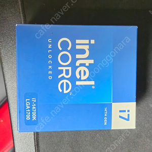 국내 미개봉 새제품 인텔 i7 14700k cpu