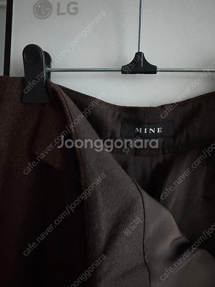 마인 슬랙스 와이드팬츠 타임 랑방 더캐시미어 한섬--2