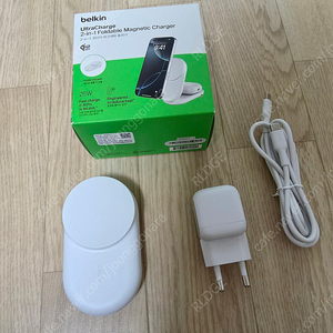 벨킨 Qi2 25W 2in1 울트라차지 폴더블 마그네틱 무선 초고속 충전기 WIZ039 아이폰17 16 호환