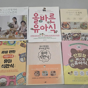 이유식&유아식 책 일괄(총11권)