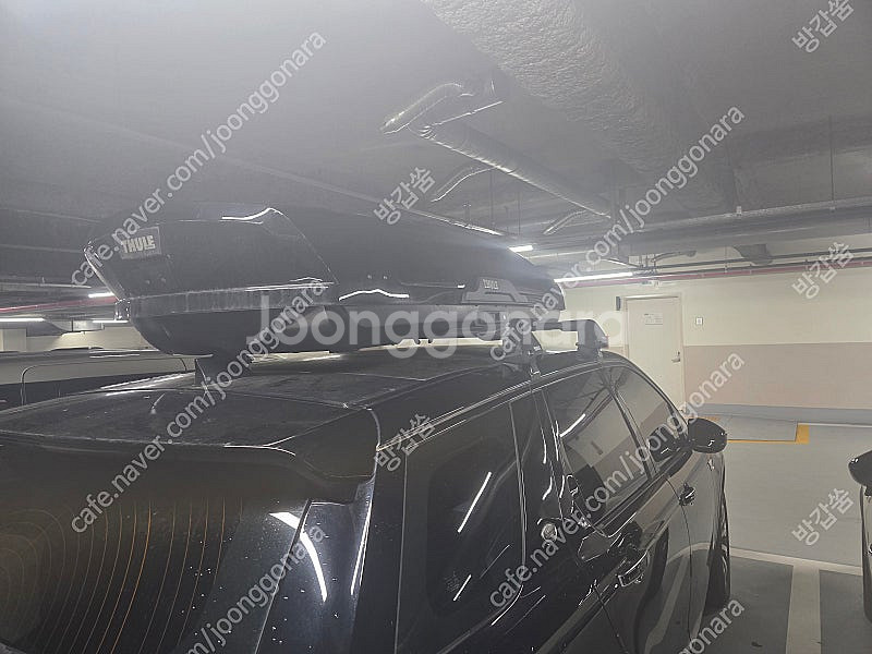 툴레 루프박스 모션XT L + 툴레 가로바--3