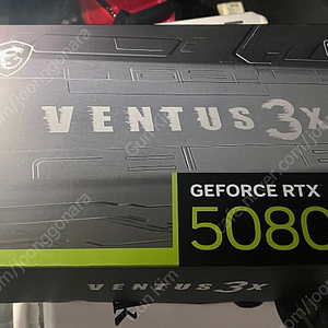 MSI RTX 5080 Ventus 3X 풀박스 새제품