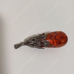 러시아 천연호박 은펜던트