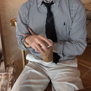 폴로 스트라이프 셔츠